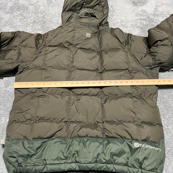 Ride Snowboards Coat Mens XL Ridedry Series Jacket Hooded Down Ski Snow Green - Picture 6 of 10